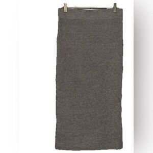 Express Light Gray Thick Knit Bodycon Skirt Sz.S